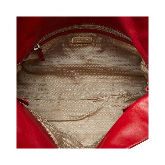 Pre Loved Prada Rolled Leather Shoulder Bag - Picture 5 of 11